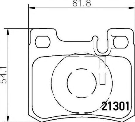 фото Mintex MDB1643 Колодки тормозные дисковые | зад | Mintex MDB1643 Колодки тормозные дисковые | зад |