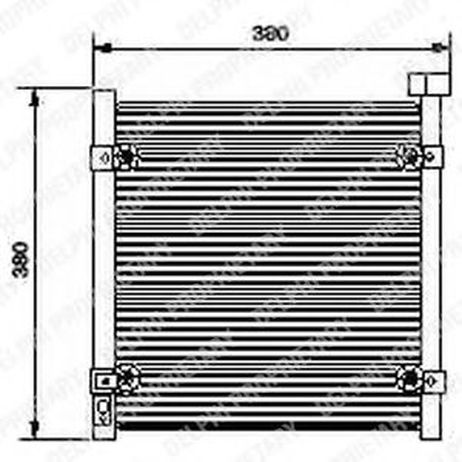 Delphi TSP0225422 Конденсатор кондиционера