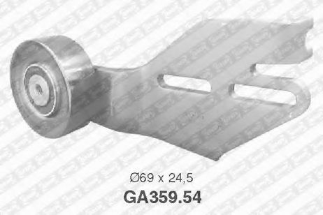 фото SNR GA359.54 Ролик натяжной SNR GA359.54 Ролик натяжной