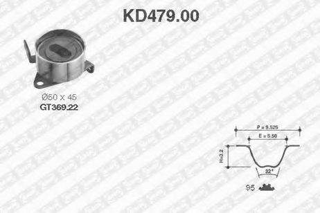 фото SNR KD479.00 Комплект ремня ГРМ SNR KD479.00 Комплект ремня ГРМ