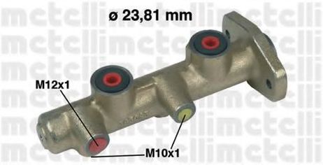 фото Metelli 05-0172 Цилиндр главный тормозной Metelli 05-0172 Цилиндр главный тормозной