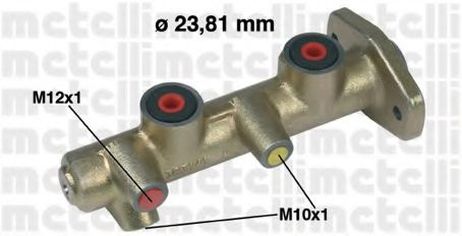 фото Metelli 05-0270 Главный тормозной цилиндр Metelli 05-0270 Главный тормозной цилиндр