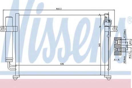 фото Nissens 94646 Конденсатор кондиционера Nissens 94646 Конденсатор кондиционера