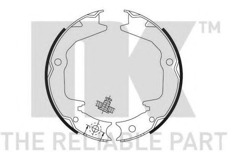 фото NK 2730674 Колодки тормозные барабанные | зад | NK 2730674 Колодки тормозные барабанные | зад |