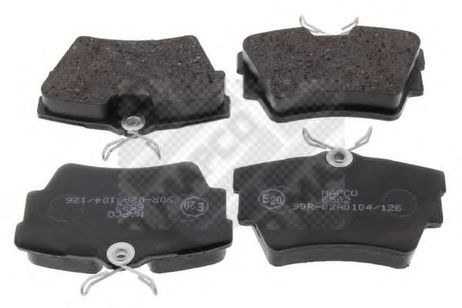 фото Mapco 6582 Колодки тормозные дисковые | зад | Mapco 6582 Колодки тормозные дисковые | зад |