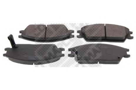 фото Mapco 6654 Колодки тормозные дисковые | перед | Mapco 6654 Колодки тормозные дисковые | перед |