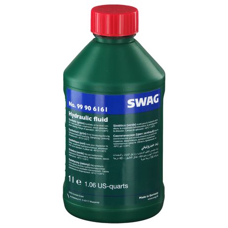 фото Swag 99 90 6161 Жидкость гидросистемы CHF 11S синтетическая зеленая 1л Swag 99 90 6161 Жидкость гидросистемы CHF 11S синтетическая зеленая 1л