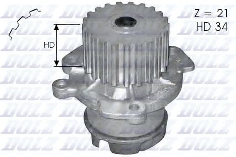 фото Dolz L-124 Снят с производства Насос водяной Dolz L-124 Снят с производства Насос водяной