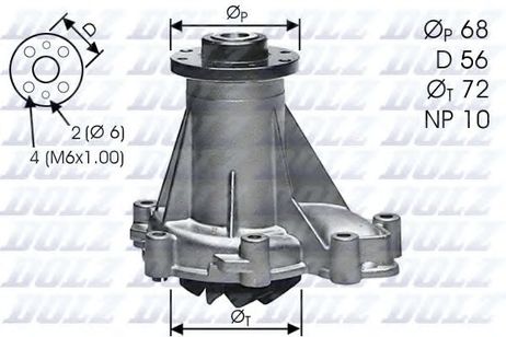 фото Dolz M-276 Насос водяного охлаждения Dolz M-276 Насос водяного охлаждения