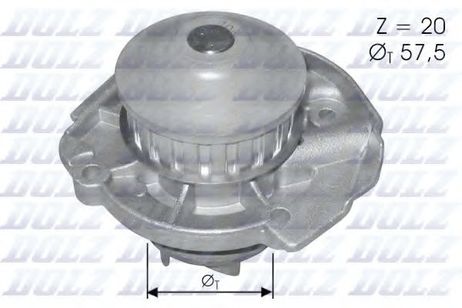 фото Dolz S-161 Насос водяного охлаждения Dolz S-161 Насос водяного охлаждения