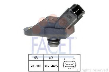 фото Facet 10.3010 Датчик давления воздуха высотного корректора Facet 10.3010 Датчик давления воздуха высотного корректора
