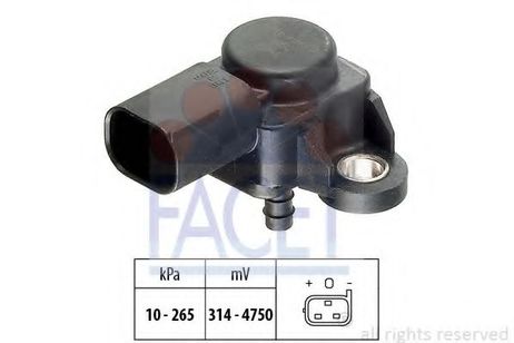 фото Facet 10.3102 Датчик давления воздуха высотного корректора Facet 10.3102 Датчик давления воздуха высотного корректора