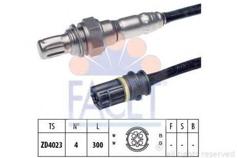 фото Facet 10.7298 Датчик кислородный Facet 10.7298 Датчик кислородный