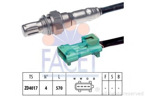 фото Facet 10.7597 Датчик кислородный Facet 10.7597 Датчик кислородный