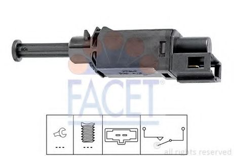 фото Facet 7.1143 Выключатель фонаря сигнала торможения Facet 7.1143 Выключатель фонаря сигнала торможения