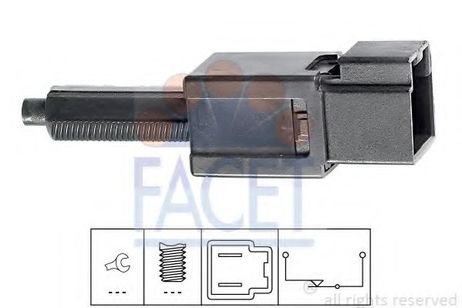 фото Facet 7.1165 Выключатель фонаря сигнала торможения Facet 7.1165 Выключатель фонаря сигнала торможения