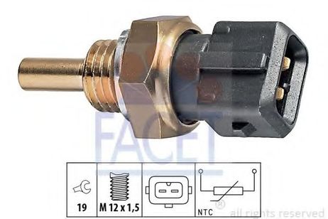 фото Facet 7.3157 Датчик температуры охлаждающей жидкости Facet 7.3157 Датчик температуры охлаждающей жидкости