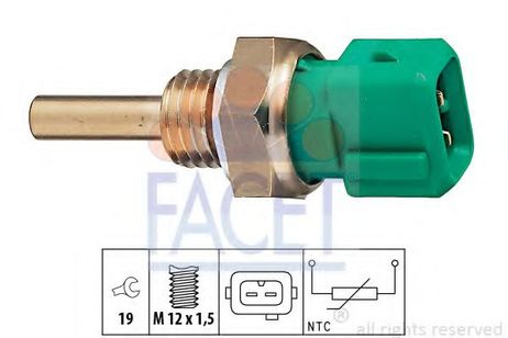 Facet 7.3211 Датчик температуры охлаждающей жидкости