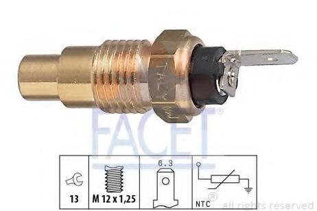 фото Facet 7.3223 Датчик температуры охлаждающей жидкости Facet 7.3223 Датчик температуры охлаждающей жидкости