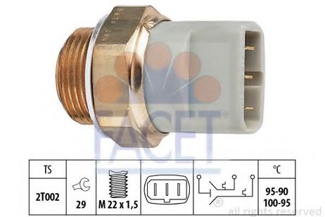 фото Facet 75616 Датчик температуры охлаждающей жидкости ДВС Facet 75616 Датчик температуры охлаждающей жидкости ДВС
