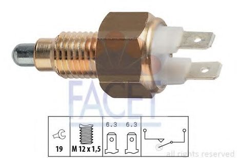 Facet 7.6009 Датчик включения заднего хода