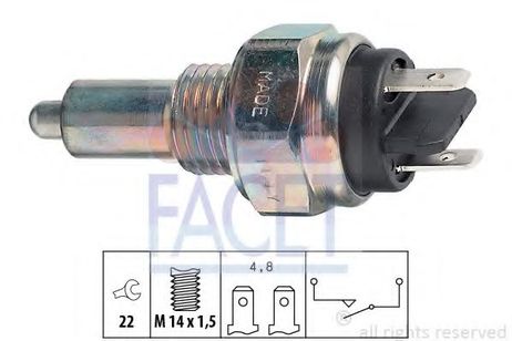 Facet 7.6015 Датчик включения заднего хода