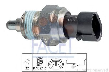 фото Facet 7.6254 Датчик включения заднего хода Facet 7.6254 Датчик включения заднего хода