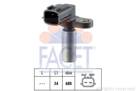 фото Facet 9.0276 Датчик положения коленчатого вала Facet 9.0276 Датчик положения коленчатого вала