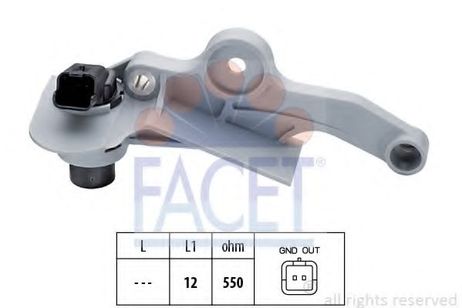 фото Facet 9.0299 Датчик положения коленчатого вала Facet 9.0299 Датчик положения коленчатого вала