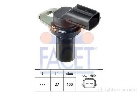 фото Facet 9.0308 Датчик положения коленчатого вала Facet 9.0308 Датчик положения коленчатого вала