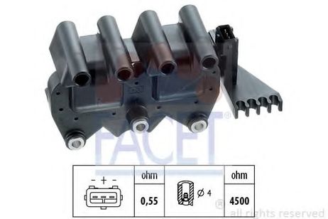 Facet 9.6245 Катушка зажигания