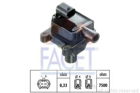 Facet 9.6287 Катушка зажигания
