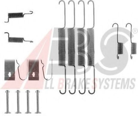 фото ABS 0670Q Комплектующие, тормозная колодка ABS 0670Q Комплектующие, тормозная колодка