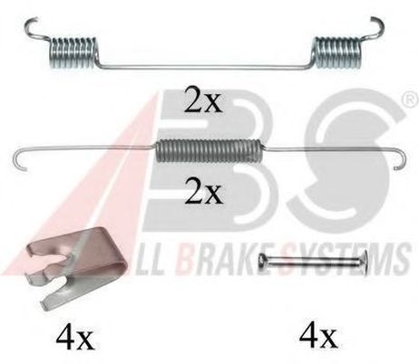 фото ABS 0781Q Комплектующие, тормозная колодка ABS 0781Q Комплектующие, тормозная колодка