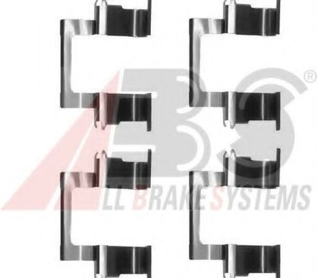 фото ABS 1274Q Комплектующие, колодки дискового тормоза ABS 1274Q Комплектующие, колодки дискового тормоза