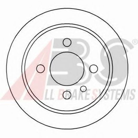 фото ABS 15726 Тормозной диск ABS 15726 Тормозной диск
