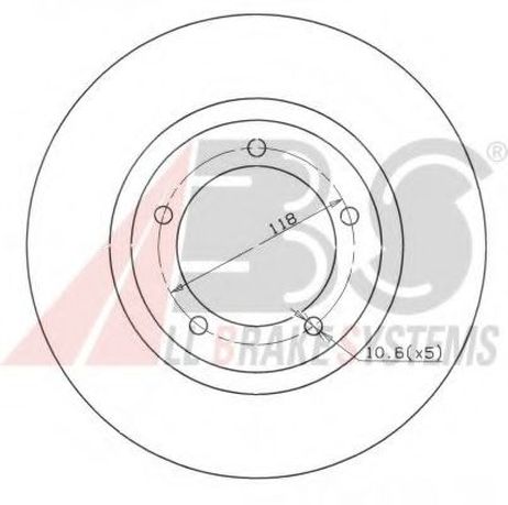 фото ABS 16049 Тормозной диск ABS 16049 Тормозной диск