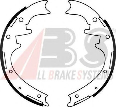 фото ABS 40705 Колодки тормозные барабанные ABS 40705 Колодки тормозные барабанные