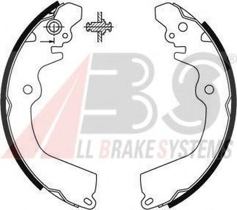 фото ABS 8903 Колодки тормозные барабанные ABS 8903 Колодки тормозные барабанные