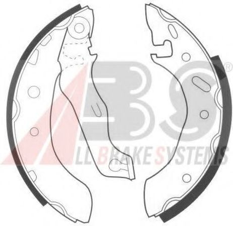 фото ABS 8945 Колодки тормозные барабанные ABS 8945 Колодки тормозные барабанные