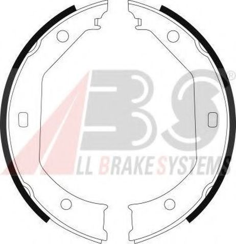 фото ABS 8973 Колодки тормозные барабанные ABS 8973 Колодки тормозные барабанные