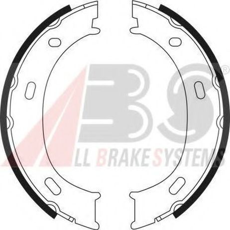 фото ABS 9021 Колодки тормозные стояночного тормоза ABS 9021 Колодки тормозные стояночного тормоза