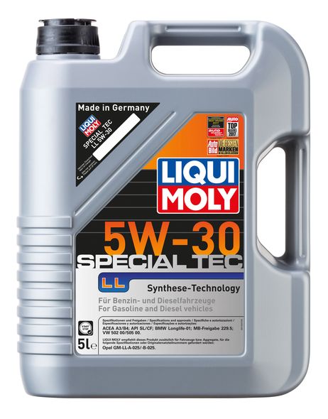 фото Liqui Moly 8055 5w-30 Special Tec LL, API sl/cf, 5л (НС-синт.мотор.масло) Liqui Moly 8055 5w-30 Special Tec LL, API sl/cf, 5л (НС-синт.мотор.масло)