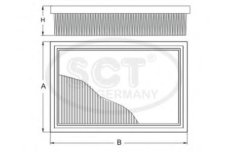 SCT Germany SB 3248 Фильтр воздушный