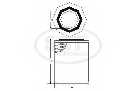 фото SCT Germany SB 991 Фильтр воздушный SCT Germany SB 991 Фильтр воздушный