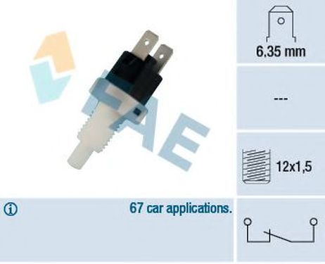 фото FAE 24200 Выключатель фонаря сигнала торможения FAE 24200 Выключатель фонаря сигнала торможения
