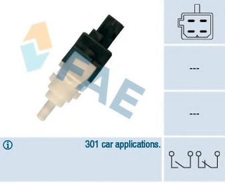 фото FAE 24413 Выключатель фонаря сигнала торможения FAE 24413 Выключатель фонаря сигнала торможения
