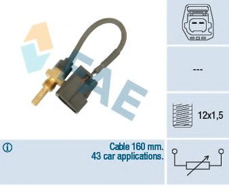 фото FAE 32425 Датчик температуры охлаждающей жидкости FAE 32425 Датчик температуры охлаждающей жидкости