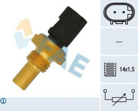фото FAE 33035 Датчик температуры охлаждающей жидкости FAE 33035 Датчик температуры охлаждающей жидкости