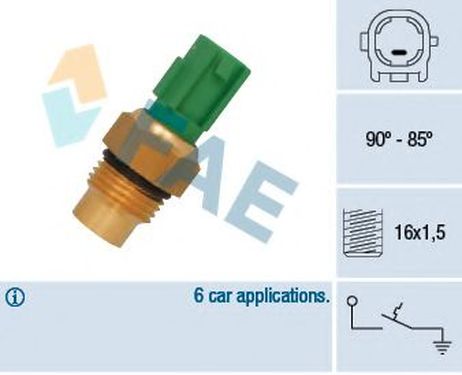 фото FAE 36711 Термовыключатель вентилятора радиатора FAE 36711 Термовыключатель вентилятора радиатора